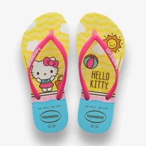 Chinelos Havaianas Slim Hello Kitty