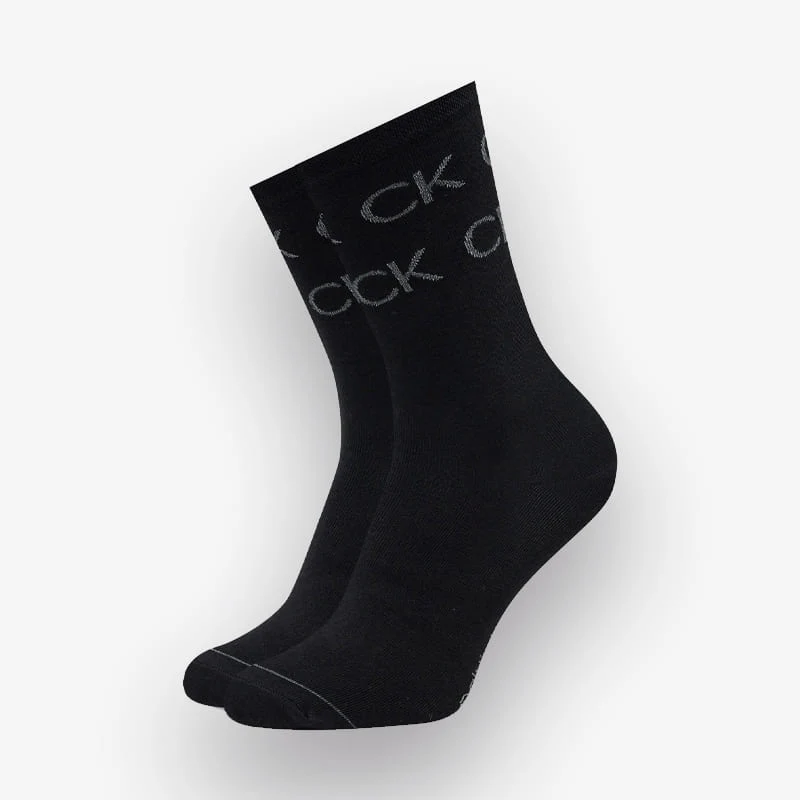 Meias Calvin Klein Women Sock 1P Lurex Logo Giftbox - Image 2