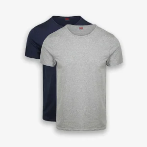 T-Shirt Levi´s Men Solid Crew 2P