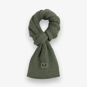 Cachecol Fred Perry Cotton Ribbed Scarf