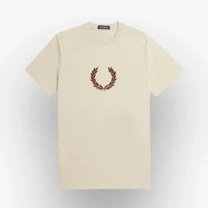 T-Shirt Fred Perry Textured Laurel Wreath