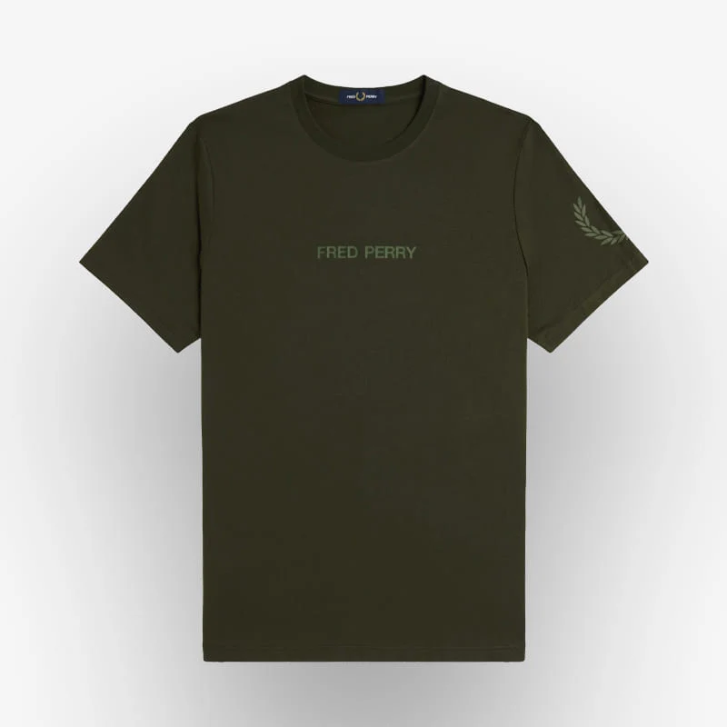 T-Shirt Fred Perry Double Branded Graphic - Image 2