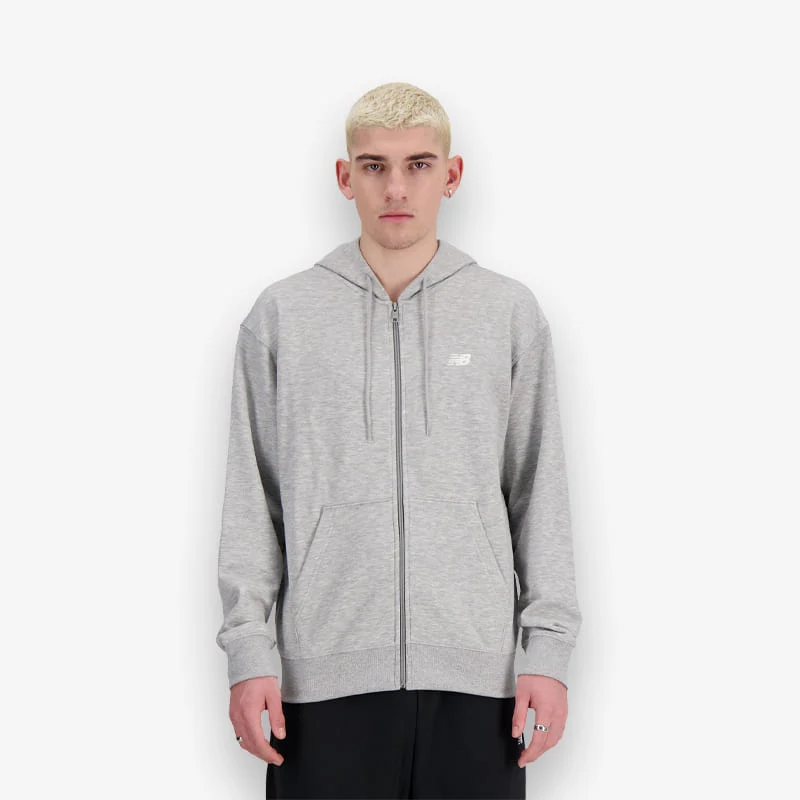 Casaco New Balance Stacked Logo French Terry Full Zip